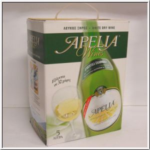 Greek Wine Cellars Kourtaki Apelia Weisswein trocken Box 5l