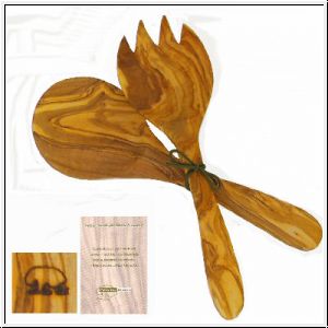 Olivenholz Reisbesteck 25cm der Collection Kremers