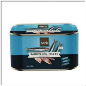Sardellenfilets Adria aus Peru 600g Anchovis in l Anchoas